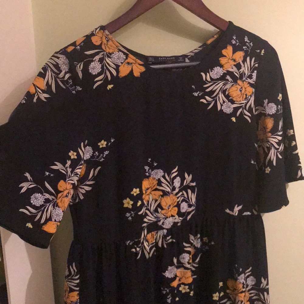 Zara floral dress